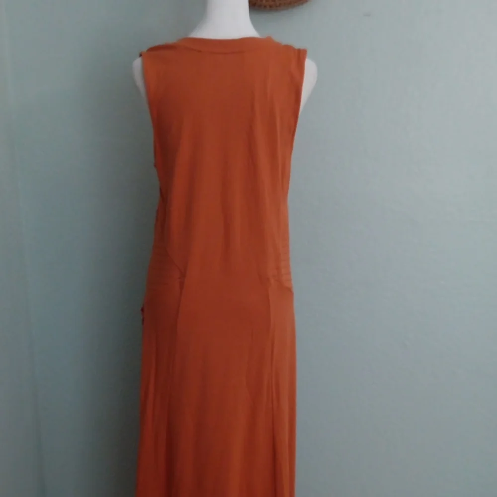 Soft Surroundings rust maxi dress sz M - Picture 2 of 7
